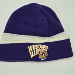 Adidas Purple and White Beanie